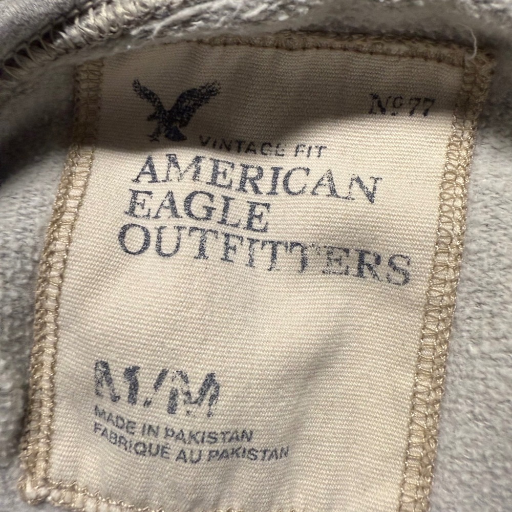 Vintage y2k Gray American Eagle Hoodie - Picture 2 of 2